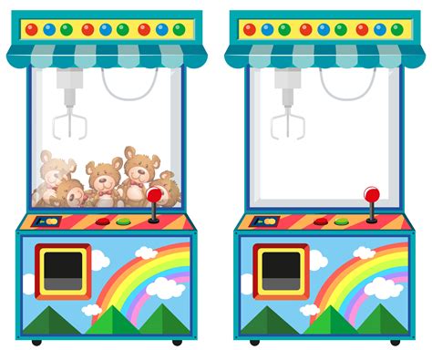 Arcade Game Machine With Dolls 293435 Vector Art At Vecteezy