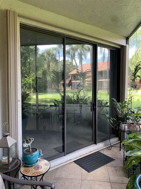 108 Inch 3 Panel Sliding Patio Door F