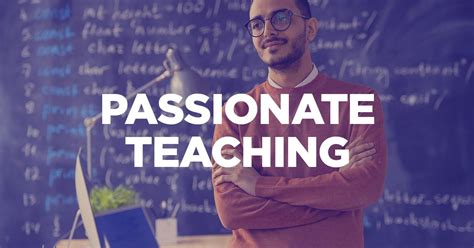 Passion And Teaching