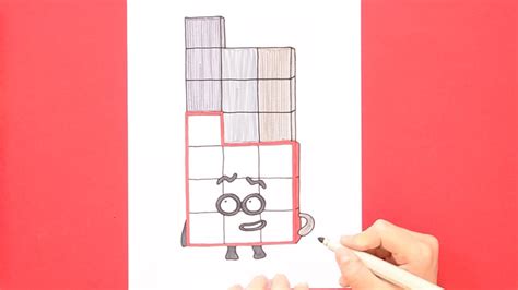 Cómo Dibujar Numberblocks Bloque 19