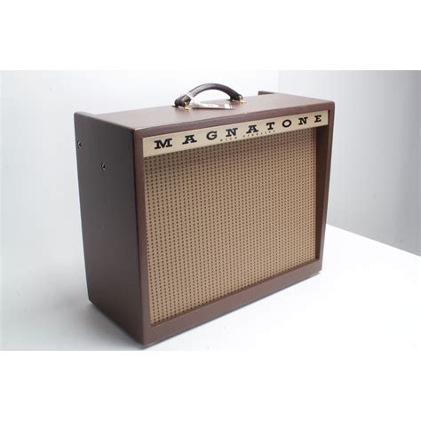Sounds very tubey, infinitely tweakable (but not complicated), effects loop, headphone jack, aux in, etc. Magnatone Varsity Reverb 15-Watt Tube Combo Amp (Demo B ...