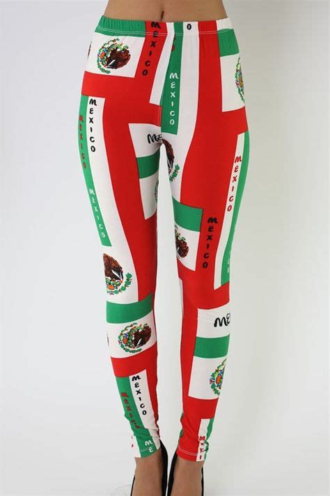 Viva Mexico Flag Leggings Con Imágenes Estandartes Telas Colores