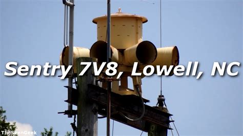 Sentry 7v8 Special Siren Test Alert And Growl Lowell Nc Youtube