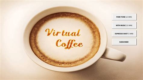 Many people wonder if it's possible to replicate these coffee breaks online. Virtual Coffee ♨ Energy Music ♨ Binaural Beats Energy ...