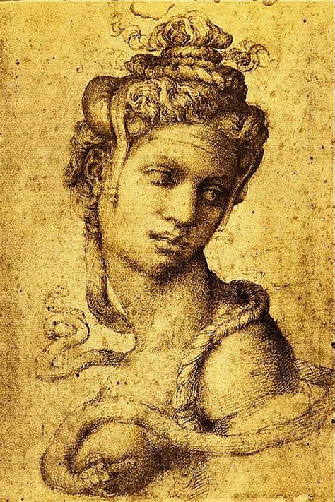 Cleopatra Drawing By Michelangelo Buonarroti