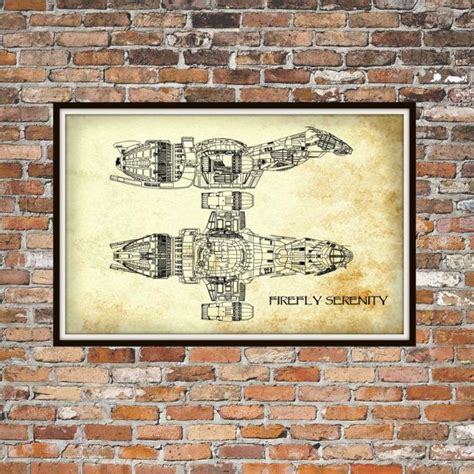 Firefly Serenity Blueprint Art Of Firefly Class By Bigbluecanoe