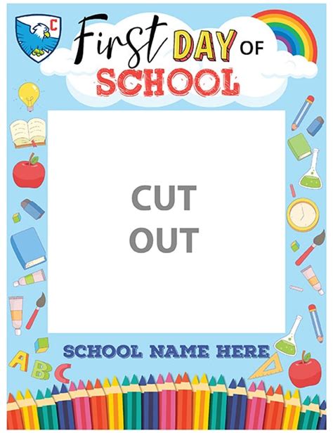 First Day Of School Frame The Perfect Photo Prop For Schools