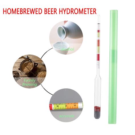 Hydrometers Home And Kitchen 3 Scale Home Brew Hydrometer Wine Beer Cider