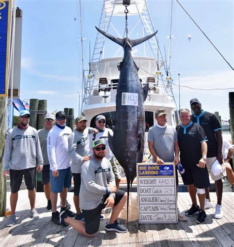 Michael Jordan And Crew Catches Pound Marlin