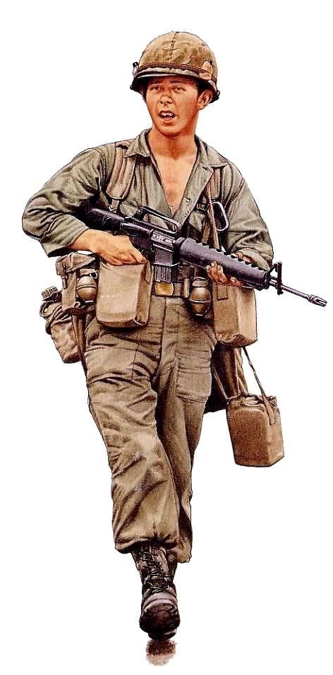 1st Air Cavalry Trooper In Nam Vietnam War Photos