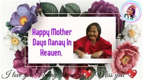 Nanay Happy Mother Days In Heaven Youtube