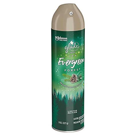 Glade Air Freshener Spray Limited Edition Icy Evergreen Forest Net Wt Oz G Per
