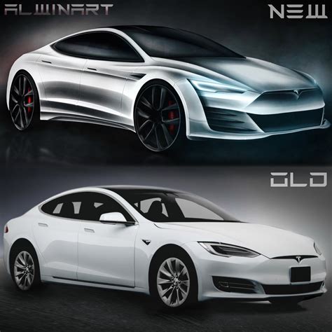 Artist gives the tesla model s a much needed exterior and interior makeover