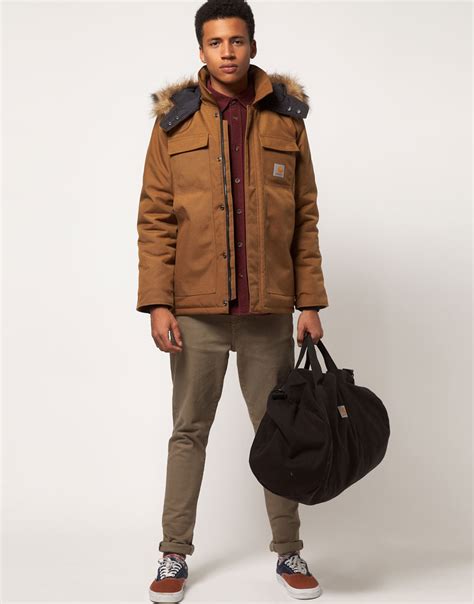 Shop the latest carhartt wip at end. Lyst - Carhartt Arctic Coat with Removable Hood in Brown ...