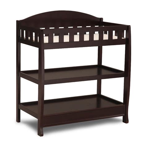 Delta Children Dark Chocolate Changing Table with Pad  