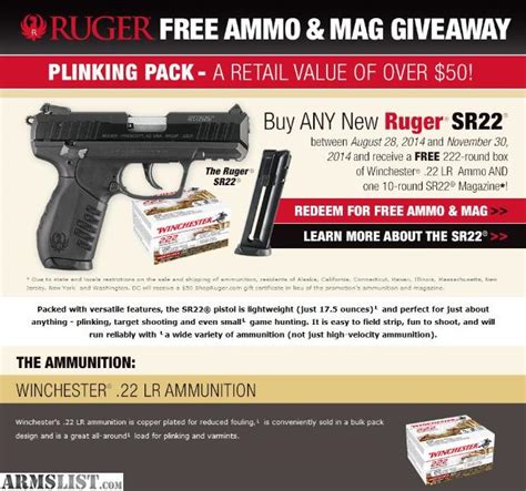 Ruger Firearms Rebates