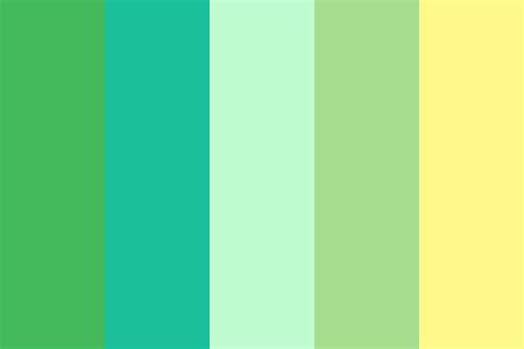 Happy Green Color Palette
