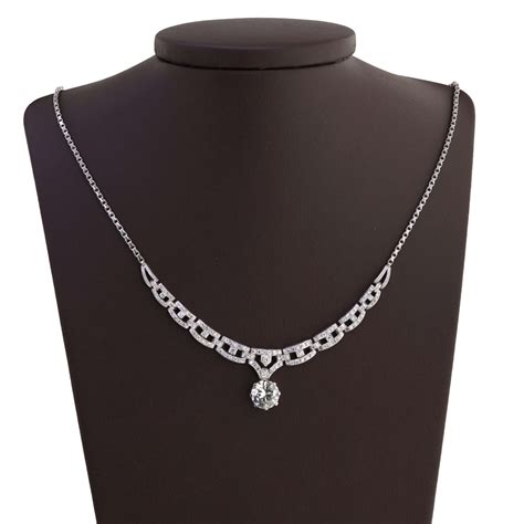diamond necklace vintage jewellery