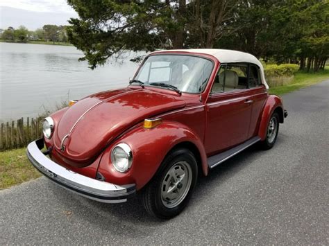 1978 Volkswagen Vw Beetle Convertible Champagne Edition For Sale