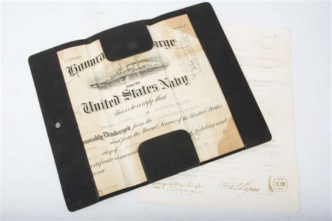 US Navy honorable discharge papers – fjm44