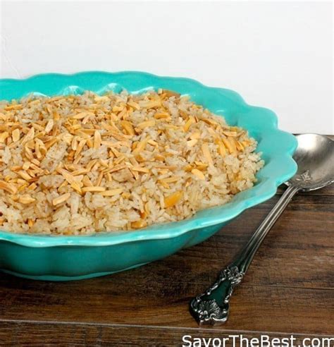 Basmati Rice Pilaf With Toasted Almonds Savor The Best