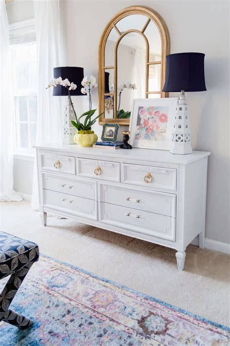 Its small scale makes it perfect for apartment living or any room that is. White Dresser With Gold Hardware #simpleBedroom | Simple ...