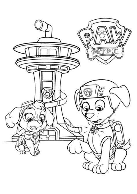 Coloriage Pat Patrouille | Plus de 100 dessins à imprimer