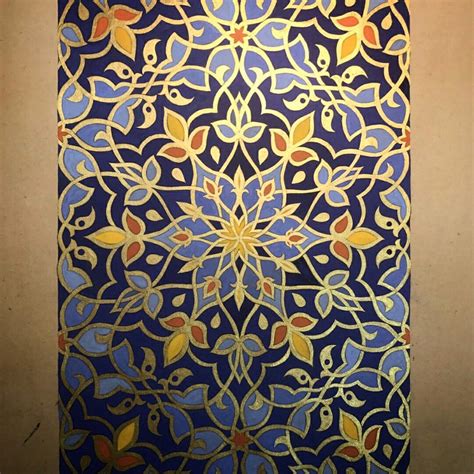 Art Of Islamic Pattern On Instagram Sensational Painting By The
