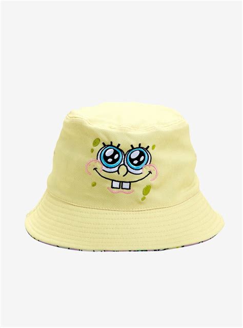 Spongebob Squarepants Reversible Bucket Hat Spongebob Clothes Bucket