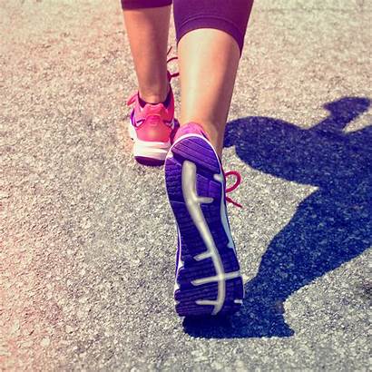 Feet Female Fitness Runner Running Exercise Health