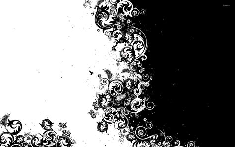 Dark blue background, small white flowers. Black and white flowers wallpapers HD | PixelsTalk.Net
