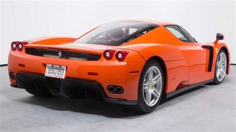 Plus De 3 Millions Deuros Pour Lunique Ferrari Enzo Orange