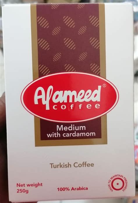 Al Ameed Turkish Coffee Medium Blend With Cardamom G Ebay