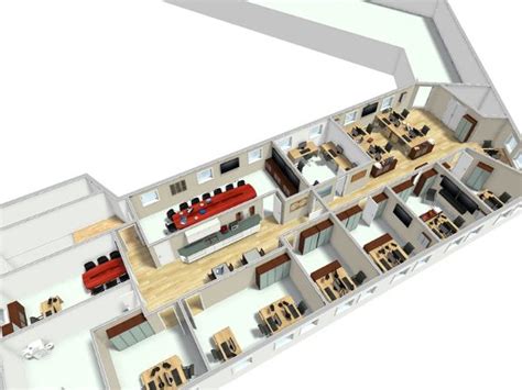 Ikea planner 3d of kitchen remodel roomsketcher. Someone's been busy designing a contemporary office HQ ...