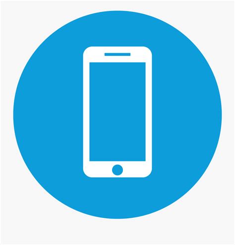 Blue Smart Phone Icon Clipart Png Download Phone Icon Png Blue