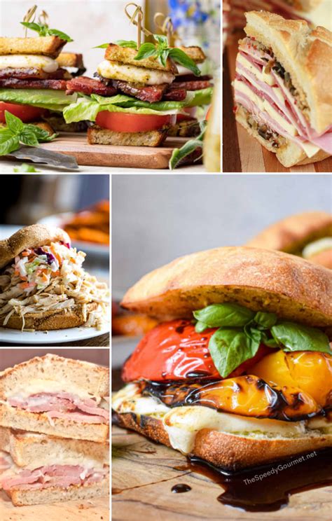 Over 25 Gourmet Sandwich Ideas