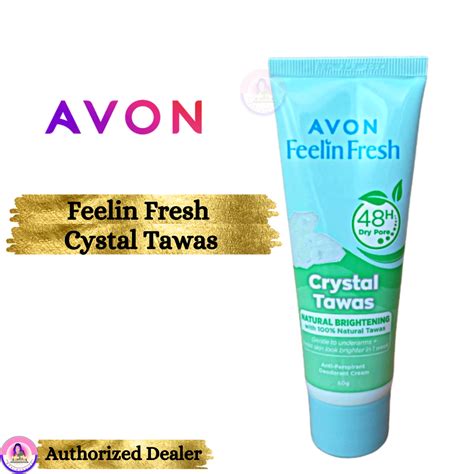 Avon Crystal Tawas Feelin Fresh 48h Dry Pore For Women Natural