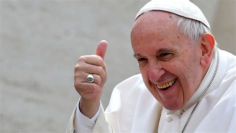 Girl Steals Pope Francis Hat At Vatican Greeting