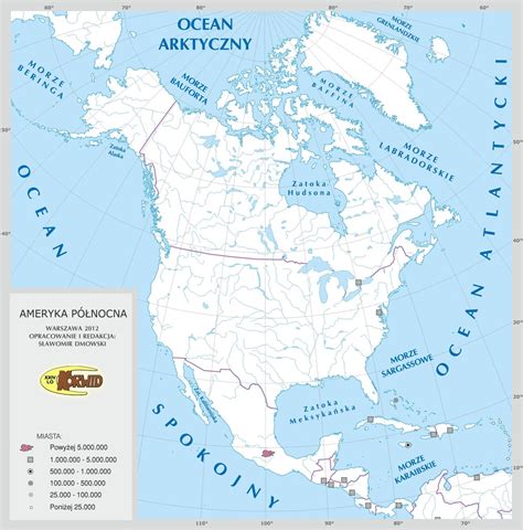Mapa Ameryki Północnej i Środkowej Diagram Quizlet