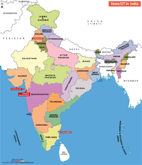 India is one of nearly 200 countries illustrated on our blue ocean laminated map of the world. Do You Know! How Many States and Union Territories are ...