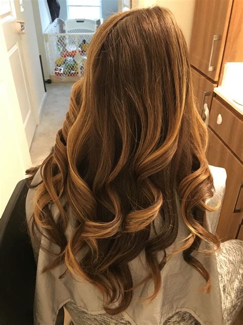 Loose curls long hair waves wedding hairstyles