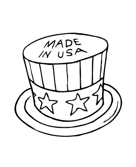 Red White And Blue Coloring Pages