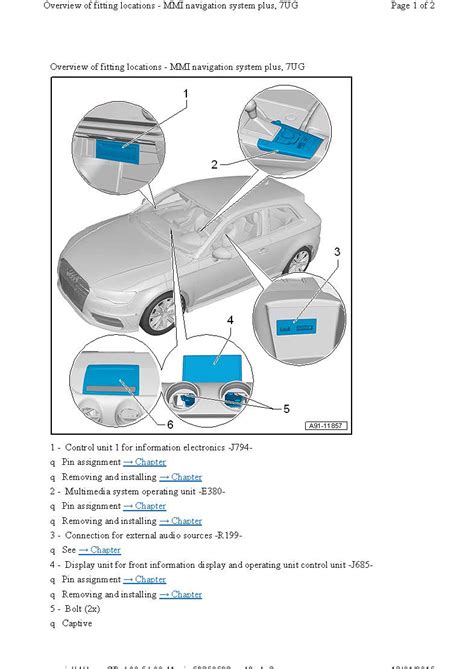 Wiring Diagram Instrucciones Audi A3 Sportback