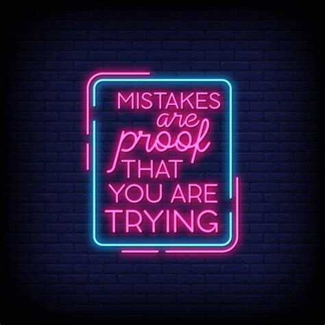 Premium Vector Modern Motivation Quote In Neon Signs Neon Quotes