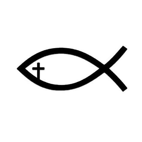 Vorlage fisch kommunion, fische, die blã¤tter fã¤rben, sind sehr beliebt bei kindern, die mit groãŸer freude zeichnen und malen diese aquatischen ein bereits sehr altes und beliebtes christliches symbol ist der fisch. 10*4,2 CM Jesus Christliche Fische Symbol Aufkleber Auto ...