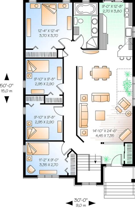 We did not find results for: House Plan 034-00695 - Narrow Lot Plan: 1,433 Square Feet ...