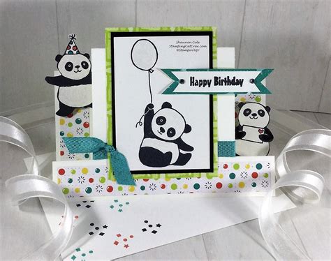 Stampinup Party Pandas Step Card Sale A Bration 2018 Panda Card