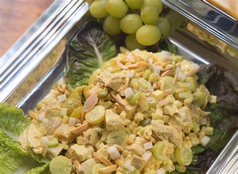 Curried Chicken Salad With Green Grapes And Toasted Almonds Cooks