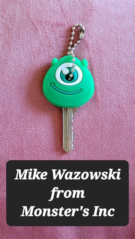 Disney Inspired Character Key Covers Mike Wazowski Sulley Etsy Uk