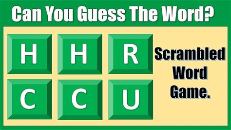 Scrambled Word Game 10 Improve Your Vocab Skill Scrambled Word